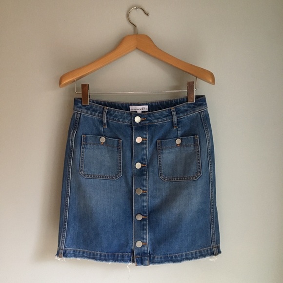 LOFT Dresses & Skirts - CUTE! - Ann Taylor Loft Jean Skirt